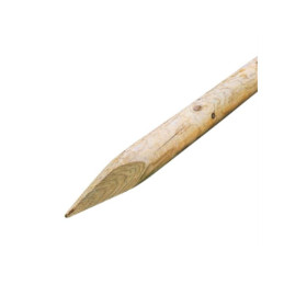 Poste em pinho tratado tosco