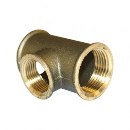Tê latão Redução FF  3/4x1/2
