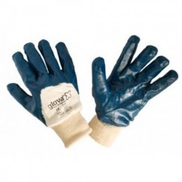 Par de luvas nitril azuis