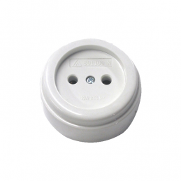 Tomada exterior redonda...