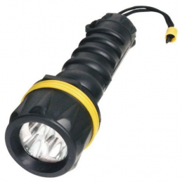 Lanterna de borracha Preta...