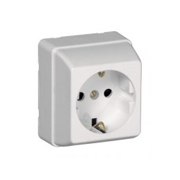 Tomada quadrada exterior...