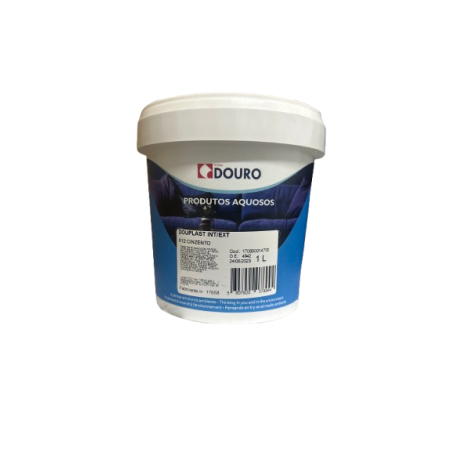 Lata de Tinta Plástica blofer Cinzento 1lt 612 Douplast int/ext