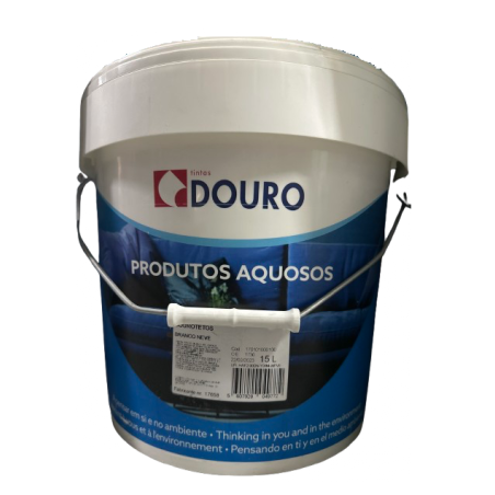 Lata de pintura Duero Blanco Nieve para techos Blofer Painting Homes