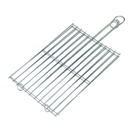 Parrilla galvanizada para sardinas, brasero para asar pescado