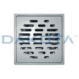 Drain télescopique abaissé (cadre PP et grille en acier inoxydable) 15 x 15