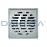 Drain télescopique abaissé (cadre PP et grille en acier inoxydable) 15 x 15 Drain télescopique abaissé (cadre PP et grille en acier inoxydable) 15 x 15
