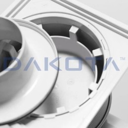 Lowered Telescopic Drain (PP frame and stainless steel grid) 15 x 15