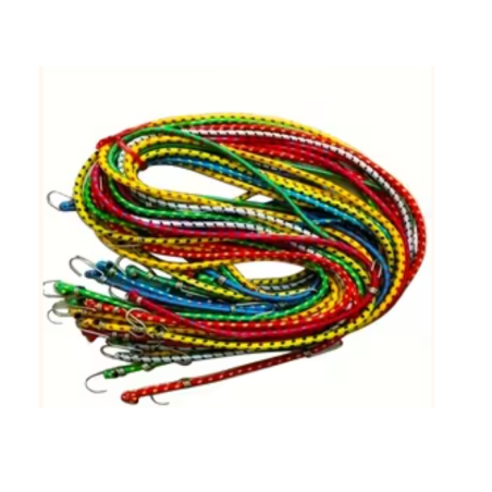 50cm motorcycle elastic tensioner for securing cables and tools.