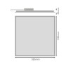 Pannello LED Essential 36W 840 - LEDADVANCE 4000K (senza cornice)