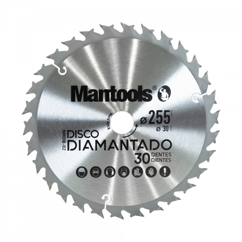 Disco Diamantado (Roçadora) 30 Dentes 255mm - Mantools