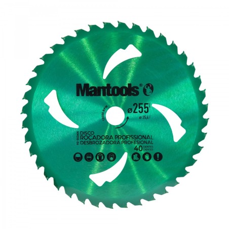 Disco Roçadora Profissional 40 Dentes 255mm - Mantools