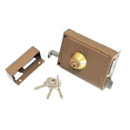 8 cm lock 3 keys left gate garage door