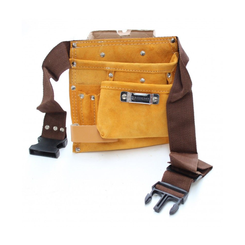 sac à outils en cuir coffre de rangement ceinture réglable
