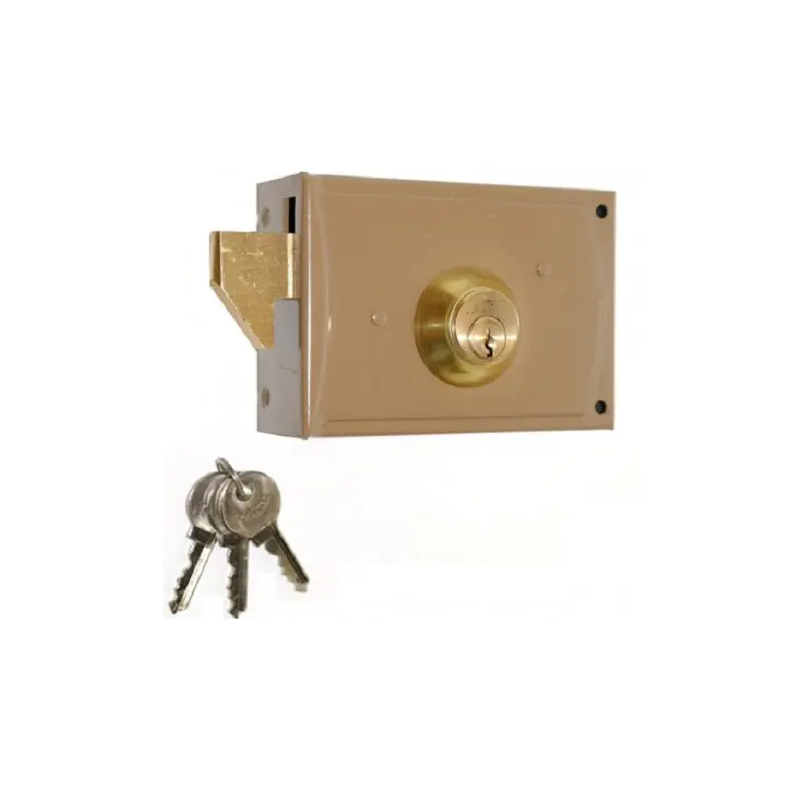 8 cm lock 3 keys left gate garage door