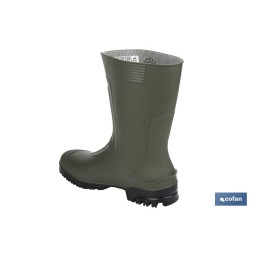 Botte de pluie galoches half pipe travail de l'agriculture pieds humidité