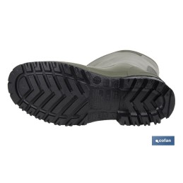 bota de chuva galocha meio cano agricultura trabalhos pes humidade cofan