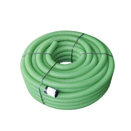 Green corrugated tube 25mm - meter