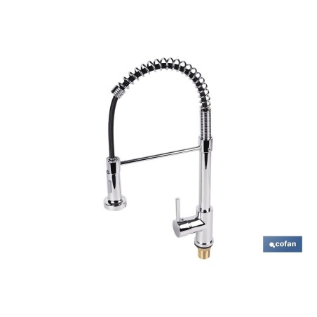 Robinet mitigeur monocommande pour lave-vaisselle avec flexible, rouge, CZ511806 VM