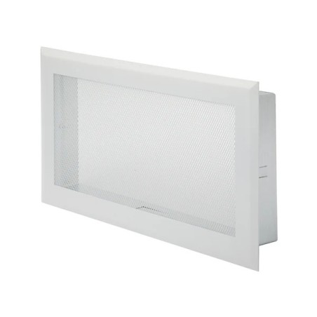 Rejilla cuadrada blanca con marco de ventilación 15x15 ventilación pared ventilar