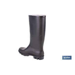 bota de chuva galocha meio cano agricultura trabalhos pes humidade cofan