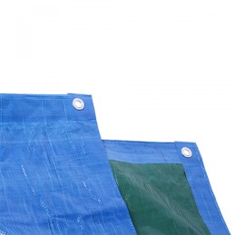 blue awning, Blofer Mantools canvas, protective equipment against humidity.