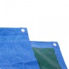 blue awning, Blofer Mantools canvas, protective equipment against humidity.
