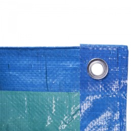 blue awning, Blofer Mantools canvas, protective equipment against humidity.