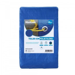 blue awning, Blofer Mantools canvas, protective equipment against humidity.