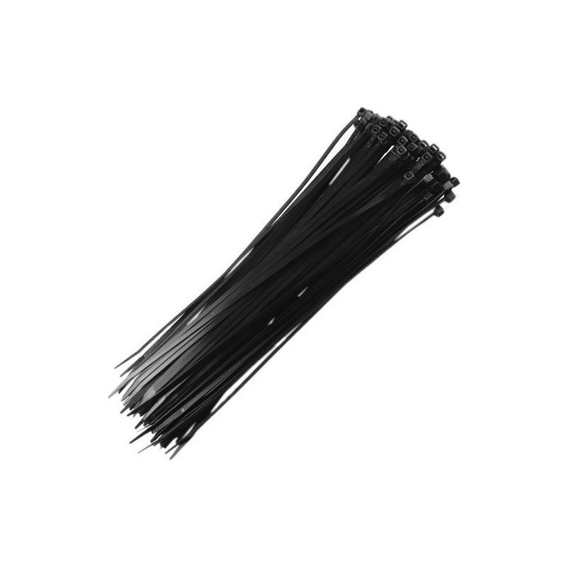 Natural Nylon Plástico ataduras de cables Negro Blanco cremallera Tie Wraps 100mm 200mm 300mm 