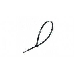 VELCRO® Qwik tie Velcro fuerte de doble cara en un rollo de 19 mm x 22,9  metros. Negro.