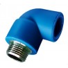 filetto pp-r ginocchio 32x3/4 maschio blu installazioni idraulica femmina