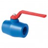 Válvula de esfera pp-r 25 azul com manipulo instalações canalização passador Válvula de esfera pp-r 25 azul com manipulo instalações canalização passador
