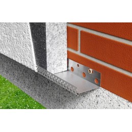 Starter profile hood wall facade insulation waterproofing
