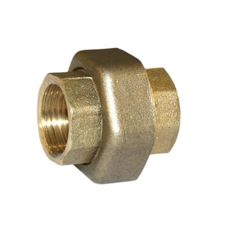 Joint without conic F / F brass 1/2