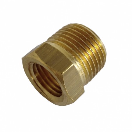 Reduction nut M / F brass 1 / 2x1 / 4 (pressure gauges)