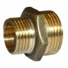 Casquilho duplo Macho/Macho latão 1x3/4 pichelaria canalização água