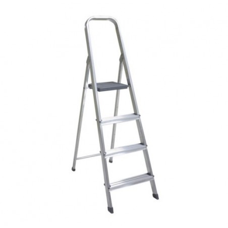 Aluminum step ladder 4 steps 1,00mt