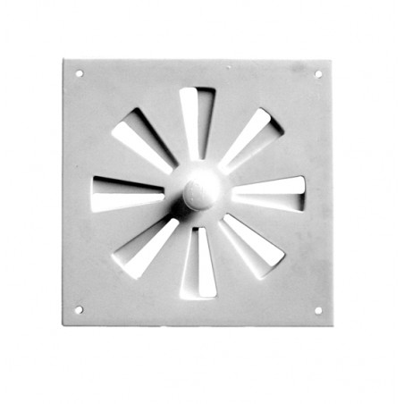 ventilateur en plastique réglable 20x20 aérer mur aérer