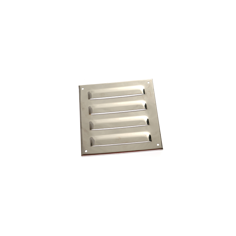 Grille ventilation en plastique renforcé moustiquaire -254 x108 mm-Blanc