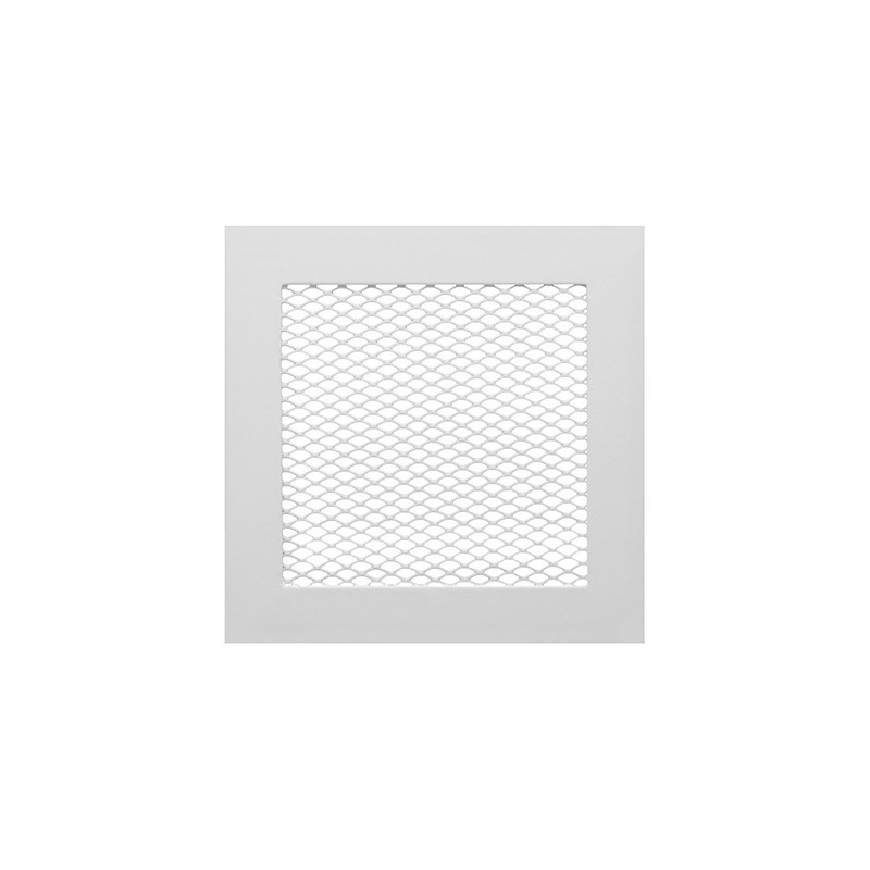 Rejilla cuadrada blanca con marco de ventilación 15x15 ventilación pared  ventilar