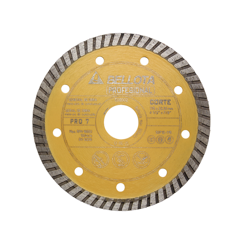 Disco tungsteno para corte madera diámetro 230 mm