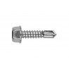 Vis autoperceuse Plaque de perçage pour tournevis en acier Zn 6.3x40