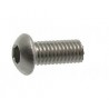 cabeza ovalada de tornillo umbrako de acero inoxidable m8x16 antioxidante