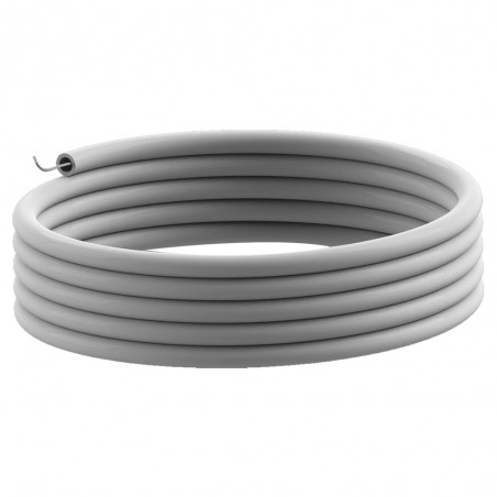 Electrician tube gray 20 with guide - roll 100 meters