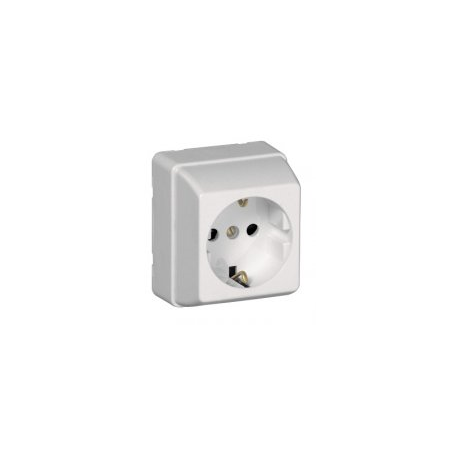 Outer square outlet with ground