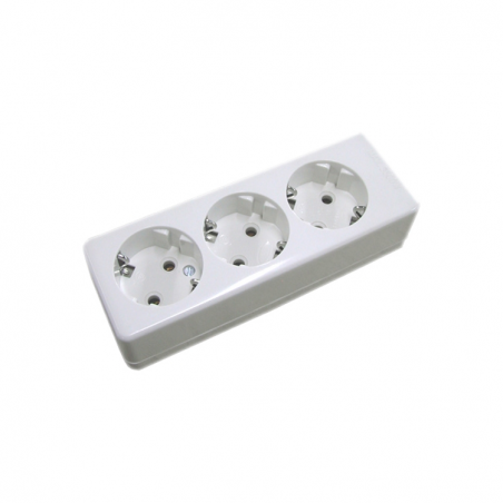 Triple screw-in socket without cable