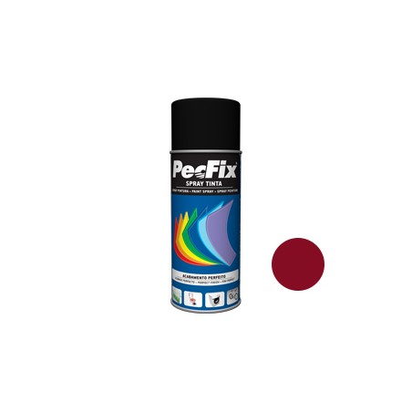 Spray per pittura acrilica Bordeaux Ral 3005 P400 - Pecfix