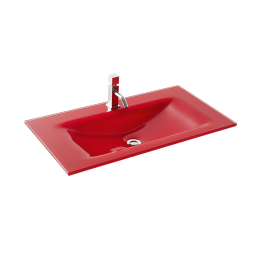 lavabo sanitarios aml blofer baño colores grifería vidrio
