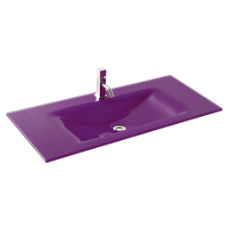 lavabo sanitarios aml blofer baño colores grifería vidrio